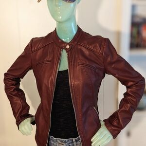 GUESS vegan leather jacket